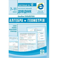 Інтерактивний довідник.Алгебра. і геометрія.Схеми і таблиці,визначення,приклади (Весна) Гальперіна А.Р - ВЕСНА