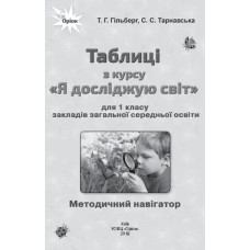 Я досліджую світ, 1 кл., Таблиці - Гільберг Т.Г. - Оріон