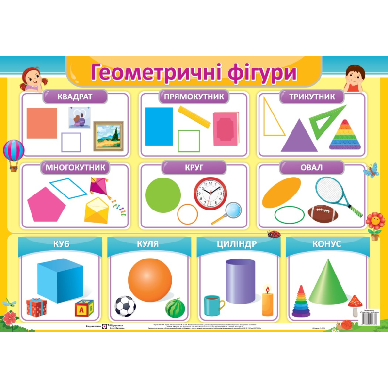 Геометричні фігури. Плакат