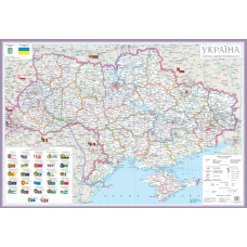 Україна. Політично-адміністративна карта М1:2,25 млн.